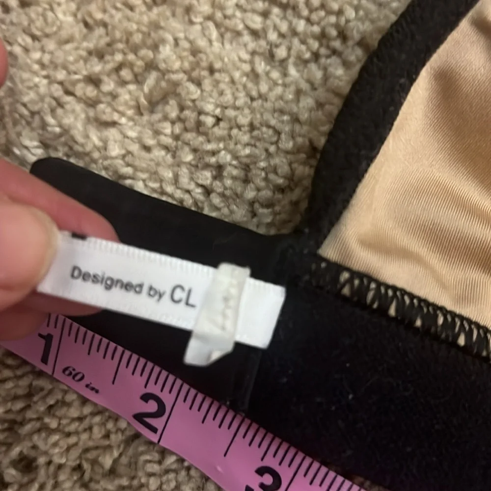 Chantelle C Magnifique Full Coverage Black Snakeskin Patterned Bra 36C/D - 38C/D